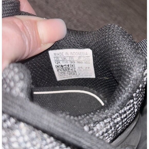 Adidas Swift Run Black Unisex Lace Up Toddler Sneakers Shoes Size 12 - Picture 8 of 8